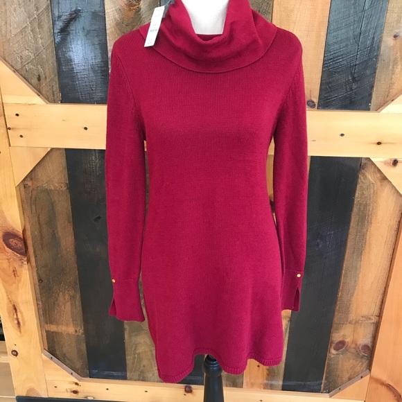 NWT White House Black Market Knit Cowl Neck Tunic